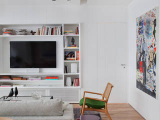 Apartamento Metro, Gisele Taranto Arquitetura Gisele Taranto Arquitetura Modern Living Room