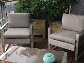 Une terrasse à Paris, DCPAYSAGE DCPAYSAGE Balcones y terrazas clásicos Bambú Verde