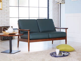 Leather Sofa, Mobel-Carpenter 모벨카펜터 Mobel-Carpenter 모벨카펜터 غرفة المعيشة جلد Grey