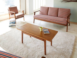 Table, Mobel-Carpenter 모벨카펜터 Mobel-Carpenter 모벨카펜터 Mediterranean style living room Wood Wood effect