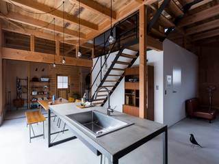 ishibe house, ALTS DESIGN OFFICE ALTS DESIGN OFFICE Кухня в рустикальном стиле Дерево Эффект древесины