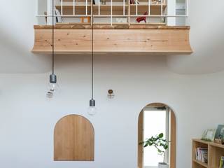 Otsu House, ALTS DESIGN OFFICE ALTS DESIGN OFFICE Skandinavische Esszimmer Holz Weiß