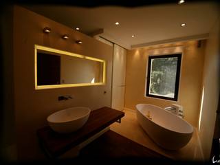 Maison tendance, Jeux de Lumière Jeux de Lumière Modern bathroom