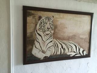 Настенное панно "Белый тигр", tanya zaichenko tanya zaichenko ArteImmagini & Dipinti