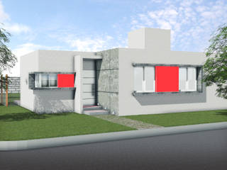 Vivienda Unifamiliar 70m2 , T.F | ARQuitectura y DIseño T.F | ARQuitectura y DIseño منازل