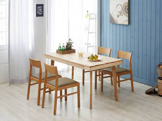 Table Set, Mobel-Carpenter 모벨카펜터 Mobel-Carpenter 모벨카펜터 ห้องครัว ไม้ Wood effect