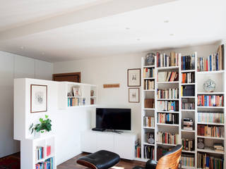 F House, EXiT architetti associati EXiT architetti associati Salas de estilo minimalista
