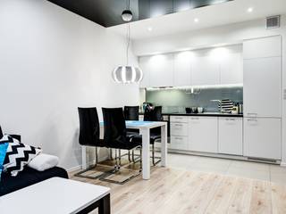 Z domieszką błękitu, Perfect Space Perfect Space Modern Kitchen