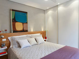 Residência Botafogo , Adoro Arquitetura Adoro Arquitetura Modern style bedroom Wood Wood effect