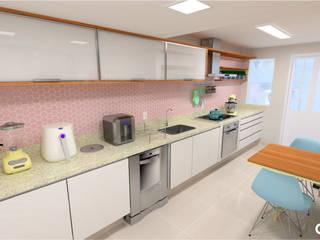 Cozinha Candy Colors, CTRL | interior design CTRL | interior design Modern kitchen