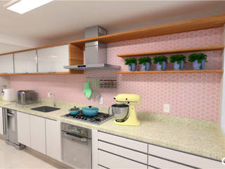 Cozinha Candy Colors, CTRL | interior design CTRL | interior design Modern Kitchen