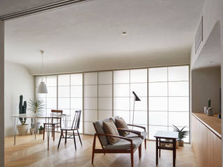 h20e, 株式会社アオイデザイン aoydesign 株式会社アオイデザイン aoydesign Minimalist living room