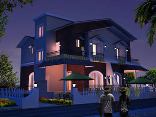 Villa in Goa, CREATIVE ARCHITECTURE & DESIGN CREATIVE ARCHITECTURE & DESIGN