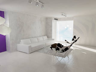 Diseño 3D de Salón Residencial, Sixty9 3D Design Sixty9 3D Design Modern Living Room