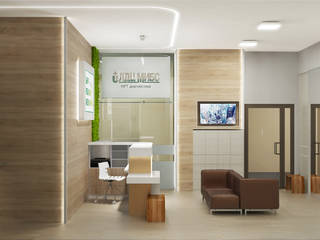 Центр медицины позвоночника, Center of interior design Center of interior design Espaços comerciais