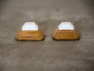 Mt.FUJI bamboo series, hirakoso DESIGN hirakoso DESIGN 미니멀리스트 서재 / 사무실 대나무 녹색