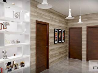 Interior design, Eternity Designers Eternity Designers Modern Corridor, Hallway and Staircase