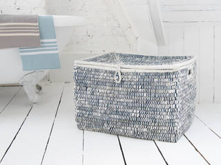 Tricks laundry basket homify Scandinavian style bathroom Wood-Plastic Composite Storage
