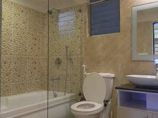 Exotic Bathroom Elegant Dwelling 現代浴室設計點子、靈感&圖片 磁磚 裝飾品