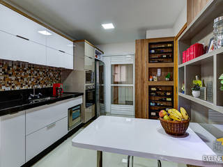 Apartamento NI, Eveline Maciel - Arquitetura e Interiores Eveline Maciel - Arquitetura e Interiores Modern kitchen