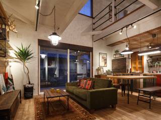 HOUSE02, dwarf dwarf Industrial style living room