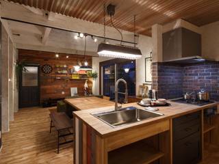 HOUSE02, dwarf dwarf Industrial style kitchen