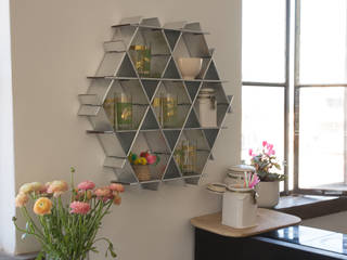 Kitchen Cardboard Shelving - Ruche , Ruche shelving unit Ruche shelving unit Modern kitchen Paper