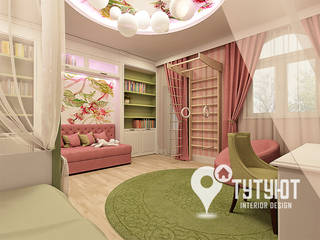 Детская для девочки трех лет, Interior Design Studio Tut Yut Interior Design Studio Tut Yut Eklektik Çocuk Odası