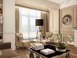 Coffee with sweet, Artichok Design Artichok Design Klassische Wohnzimmer Beige