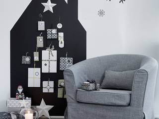 Das Zuhause im Weihnachts-Look, diewohnblogger diewohnblogger Eclectic style living room
