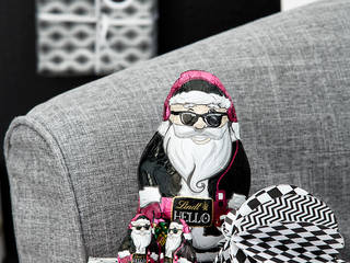 Das Zuhause im Weihnachts-Look, diewohnblogger diewohnblogger Phòng khách phong cách chiết trung