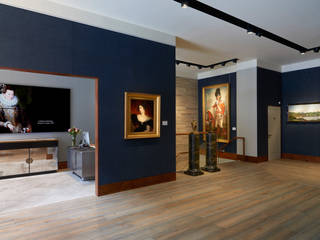 Phillip Mould Art Gallery , 3 Oak Wood Flooring 3 Oak Wood Flooring Klassieke studeerkamer Houtcomposiet Transparant