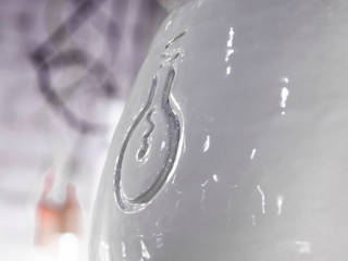Bulb, Mags Design Mags Design Sala da pranzo moderna Ceramica Bianco