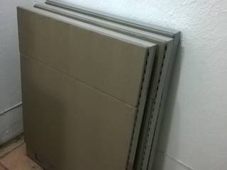 Mamparas . , Muebles Modernos para Oficina, S.A. Muebles Modernos para Oficina, S.A. Commercial spaces Glass Beige