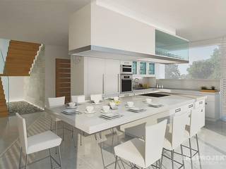 Dieses Haus mit 149 m2 macht einfach richtig gute Laune!! Unser Entwurf LK&935, LK&Projekt GmbH LK&Projekt GmbH Modern dining room