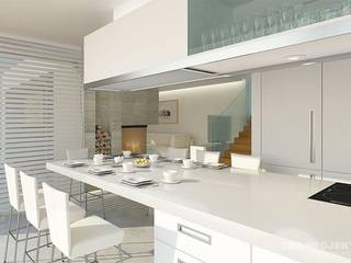 Dieses Haus mit 149 m2 macht einfach richtig gute Laune!! Unser Entwurf LK&935, LK&Projekt GmbH LK&Projekt GmbH Moderne Küchen