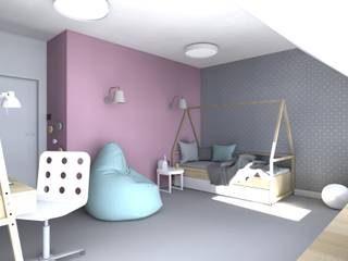 wnętrze pokój dziecka, mia architekci s.c. mia architekci s.c. Kamar Bayi/Anak Modern