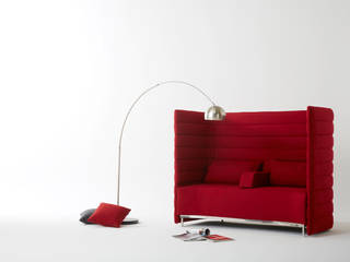 Fabric sofa, Mobel-Carpenter 모벨카펜터 Mobel-Carpenter 모벨카펜터 Salas de estilo industrial Textil Ámbar/Dorado