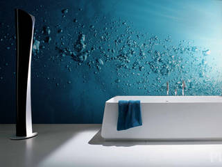 Undersea Pixers Modern bathroom water,bubbles,wall mural,wallpaper