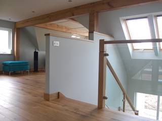 New house at Dornoch, Matheson Mackenzie Ross Architects Matheson Mackenzie Ross Architects Modern living room Solid Wood Multicolored