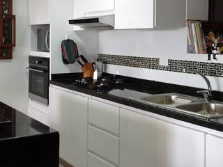 Remodelación integral apartamento 2, Remodelar Proyectos Integrales Remodelar Proyectos Integrales Cocinas de estilo moderno Granito