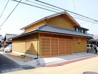 東海道の家, SSD建築士事務所株式会社 SSD建築士事務所株式会社 Modern houses Solid Wood Multicolored