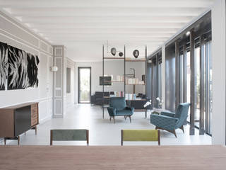 Casa M, 3C+M architettura 3C+M architettura Salones de estilo minimalista