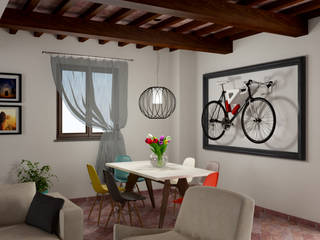 Soggiorno Casa C, design WOOD design WOOD 现代客厅設計點子、靈感 & 圖片