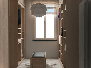 Cabina Armadio AV, design WOOD design WOOD BedroomWardrobes & closets