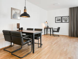 Redesign Projekt "Industrial Style", Luna Homestaging Luna Homestaging Sala da pranzo in stile industriale