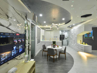 Ultramodern Loft | CONDOMINIUM, Design Spirits Design Spirits Salas de jantar modernas