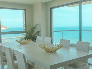 Proyecto comedor, Monica Saravia Monica Saravia Modern dining room White