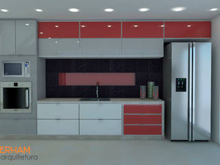 Cozinha DP, Martin.Perham Arquitetura Martin.Perham Arquitetura Кухня в стиле модерн МДФ