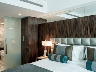 Bedrooms, Gracious Luxury Interiors Gracious Luxury Interiors Modern style bedroom Blue